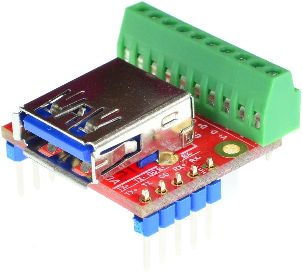 USB 3.0 Type A Female connector Breakout Board